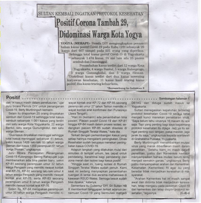 Kliping jogja terbaru