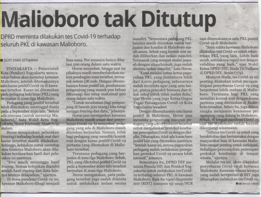 Kliping jogja terbaru