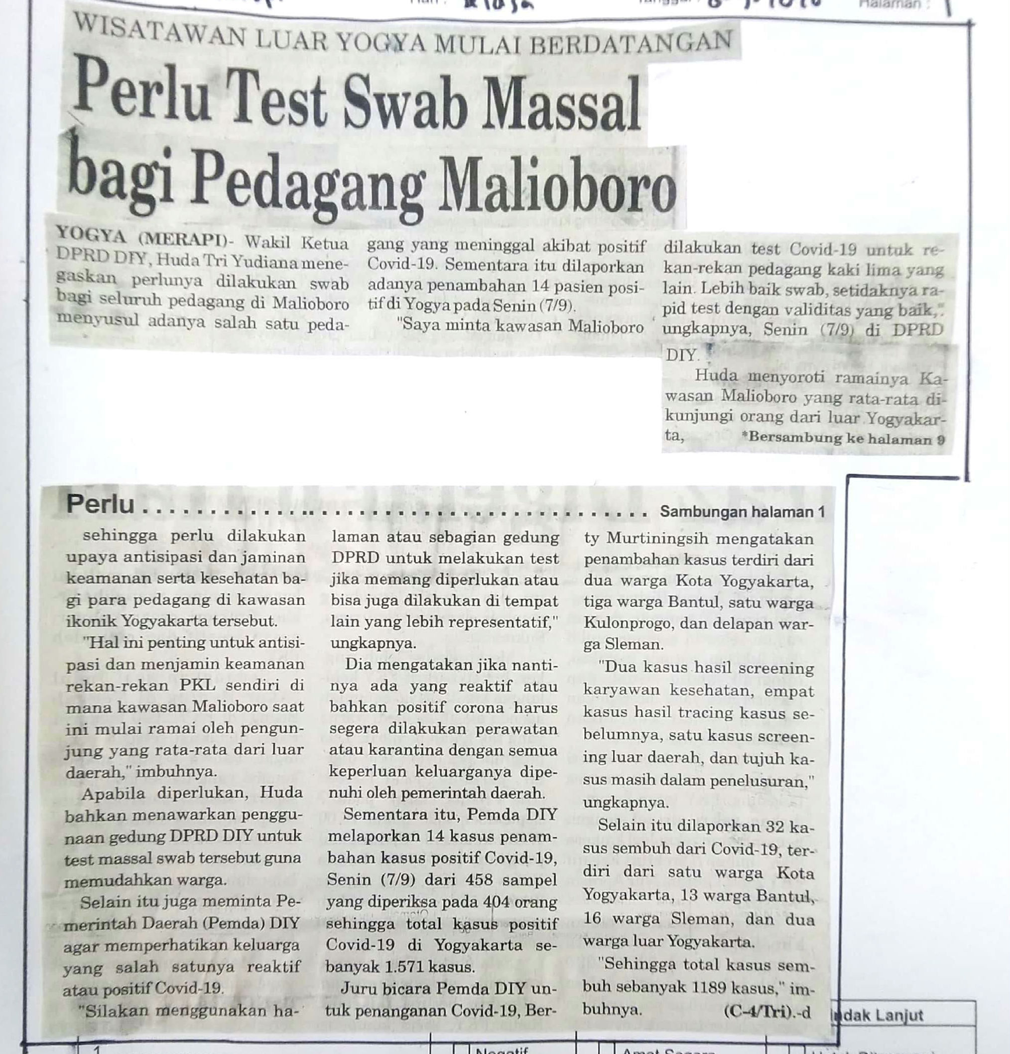 Kliping jogja terbaru