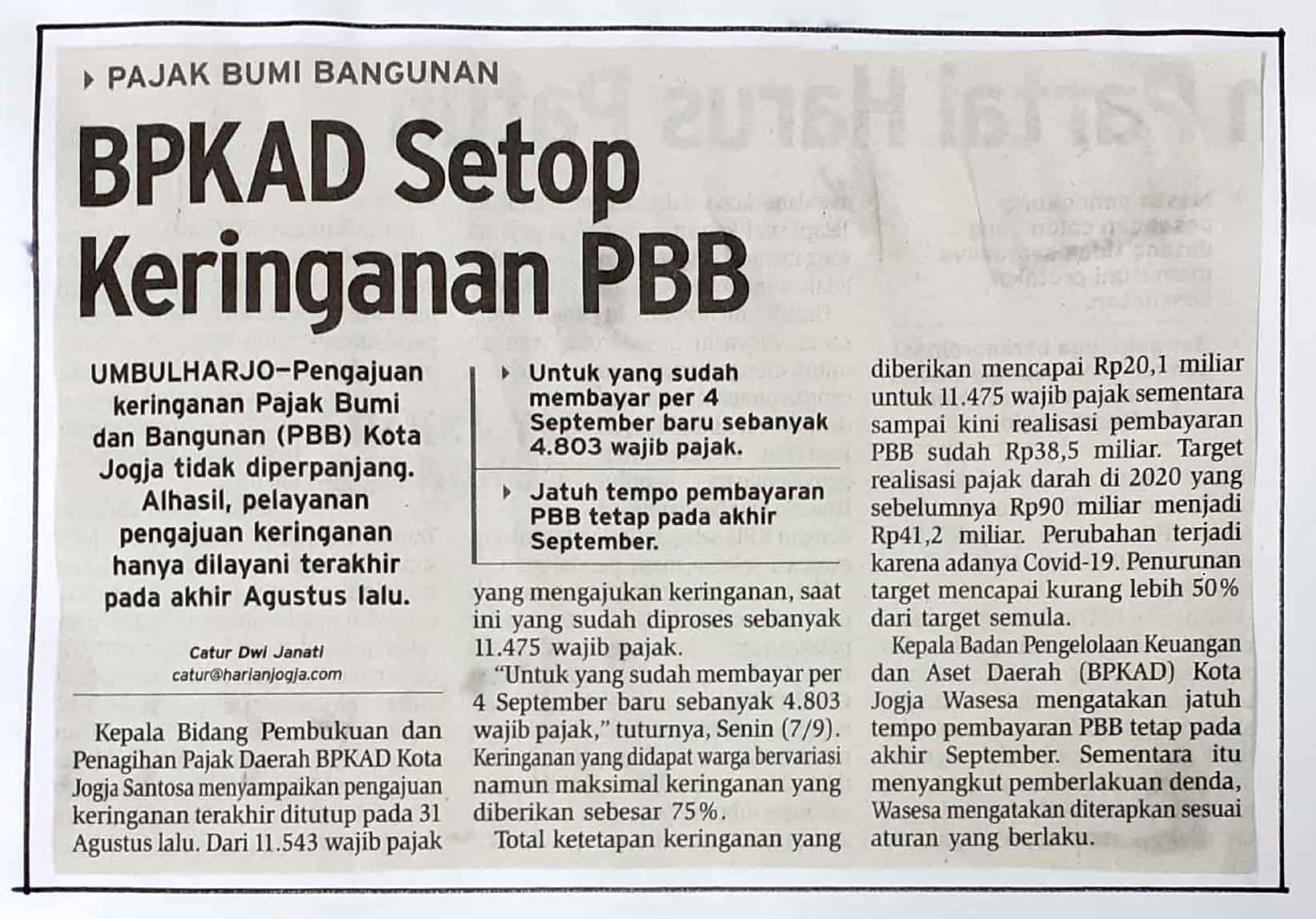 Kliping jogja terbaru
