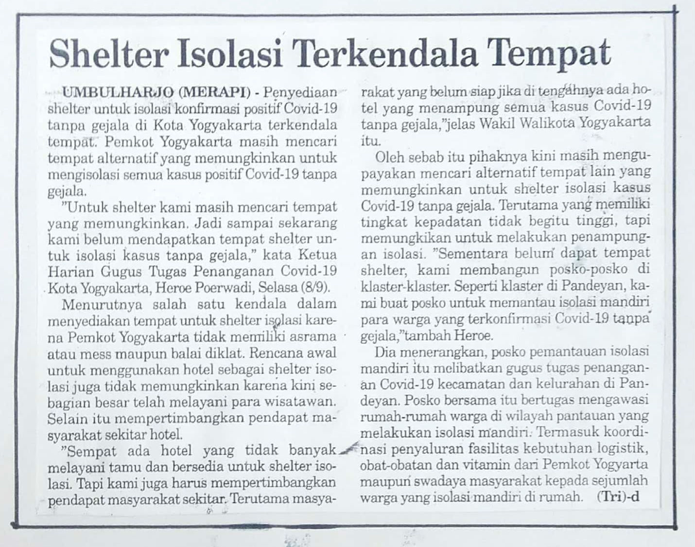 Kliping jogja terbaru