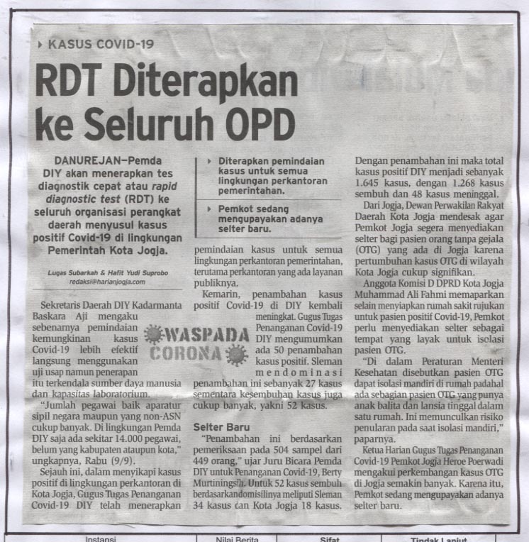 Kliping jogja terbaru