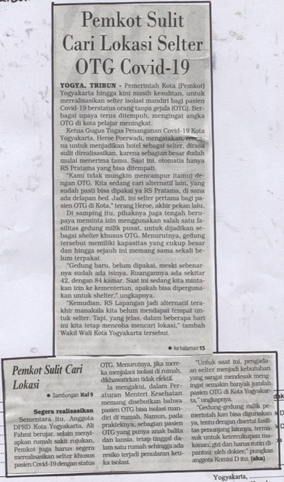 Kliping jogja terbaru