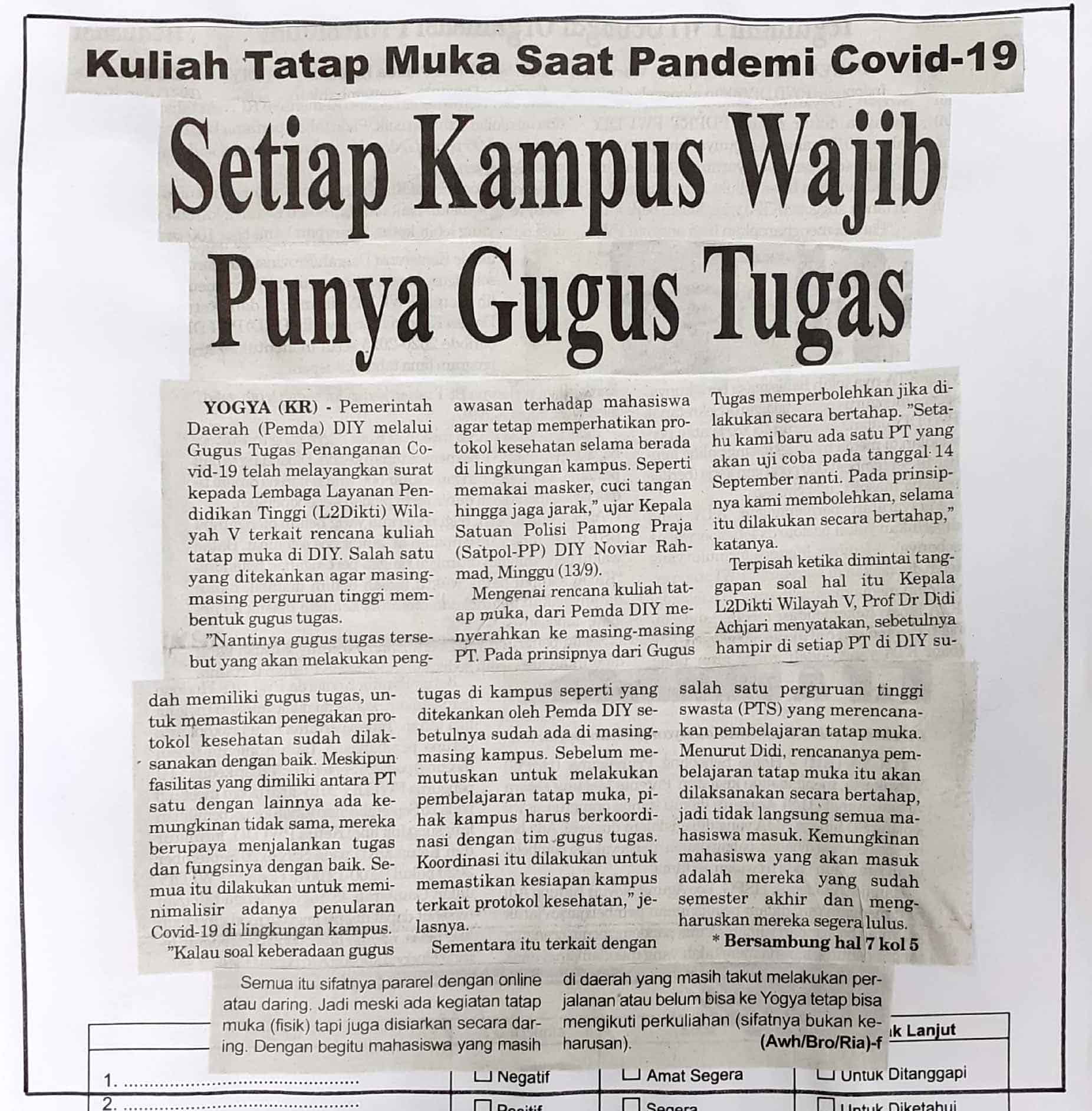 Kliping jogja terbaru