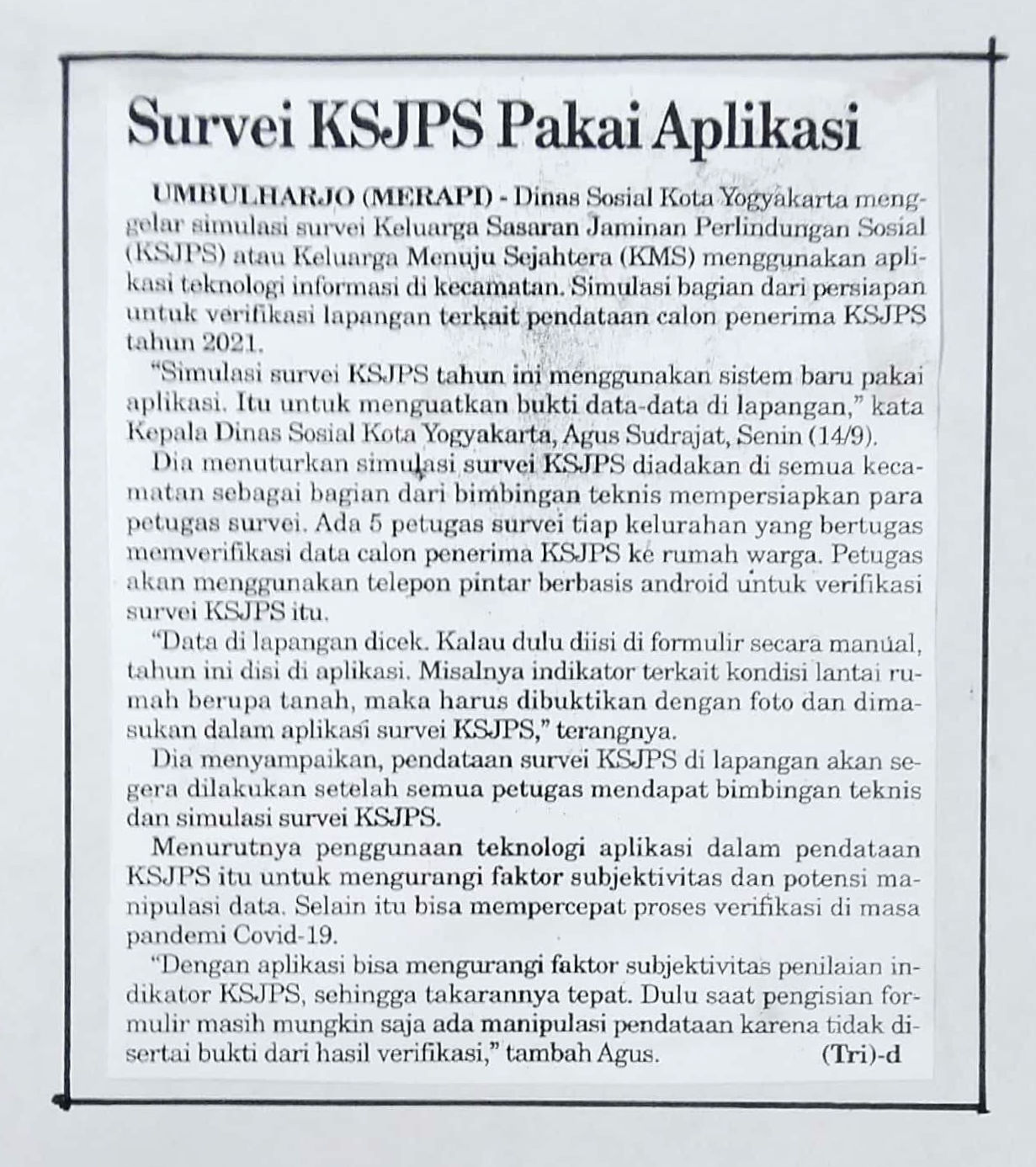 Kliping jogja terbaru
