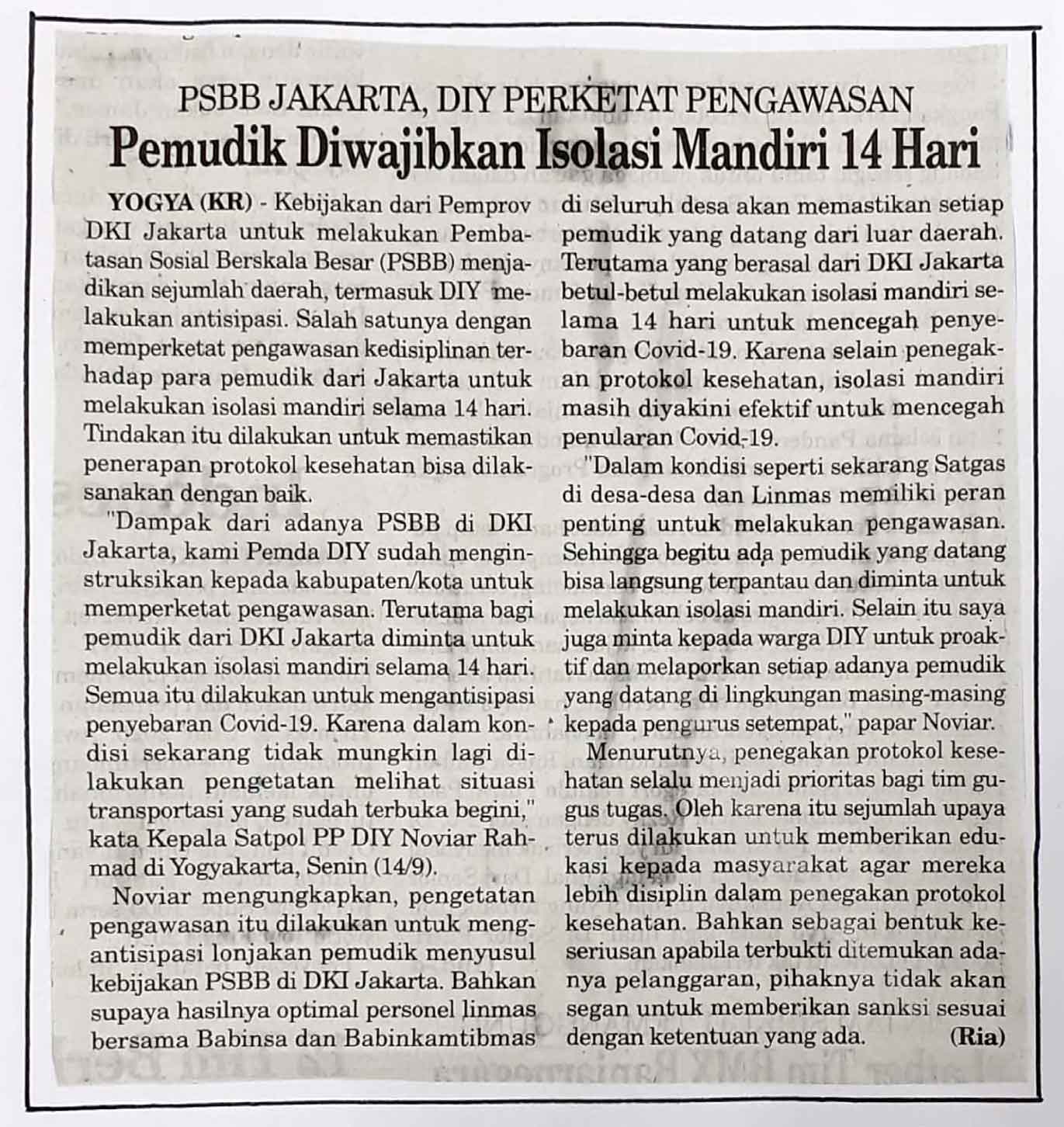 Kliping jogja terbaru