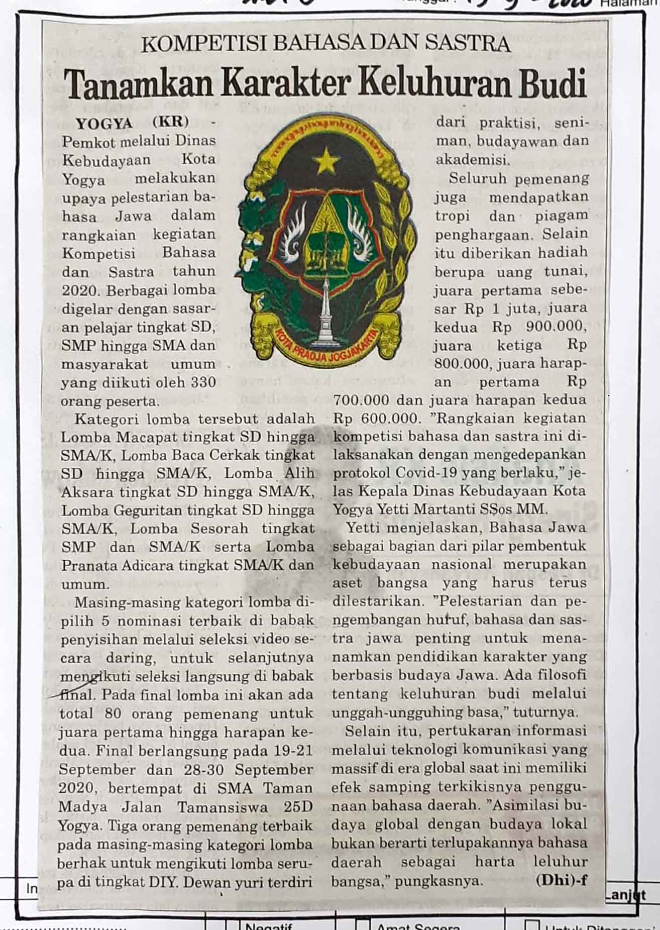 Kliping jogja terbaru
