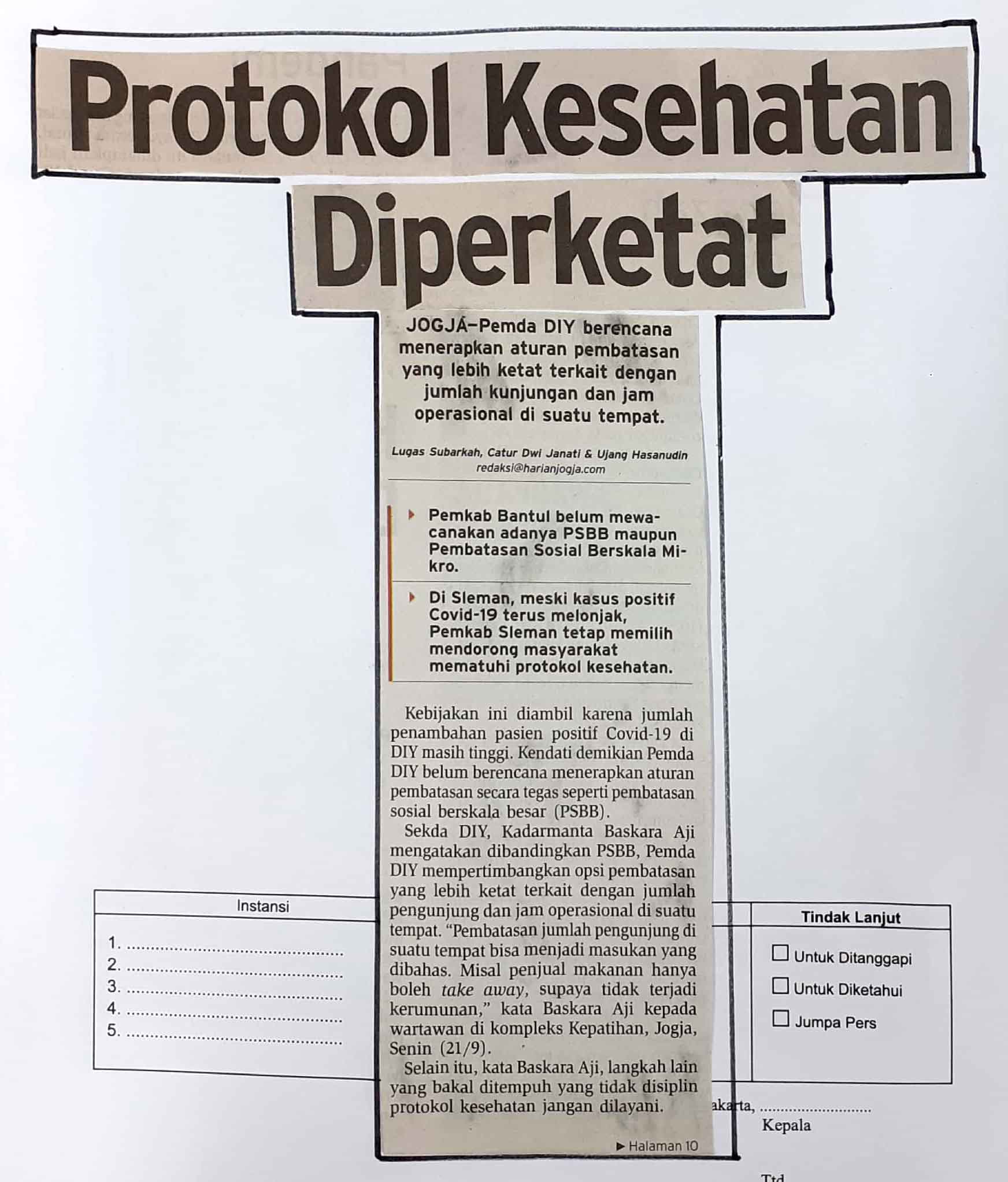 Kliping jogja terbaru
