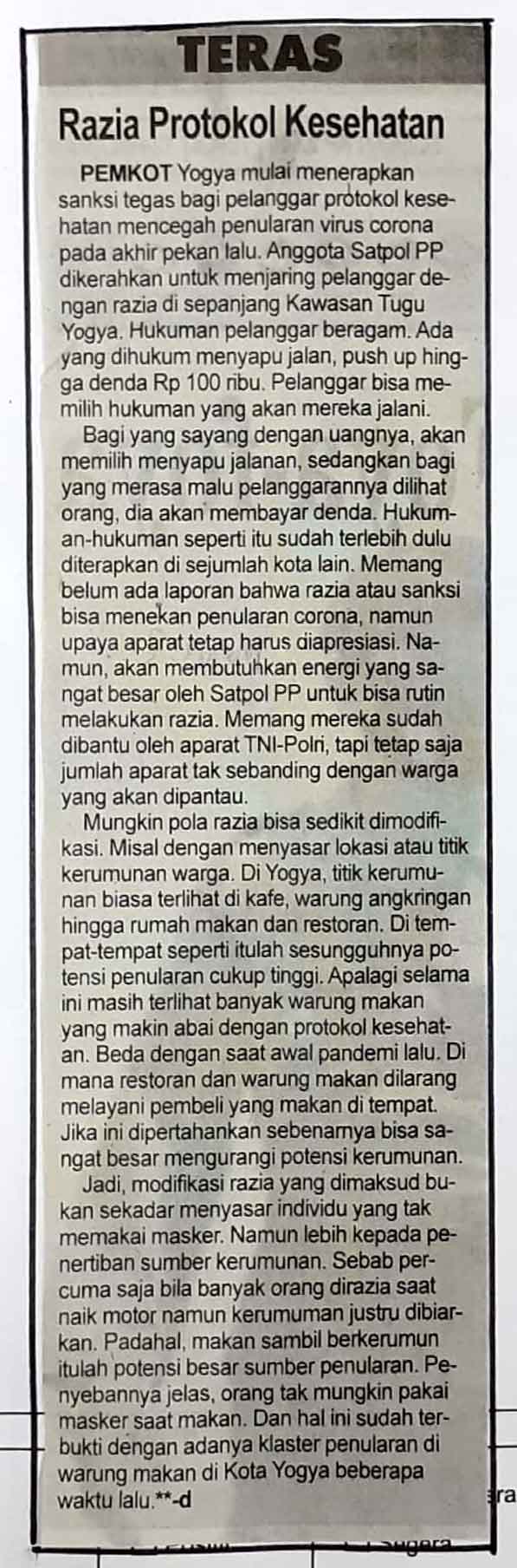 Kliping jogja terbaru