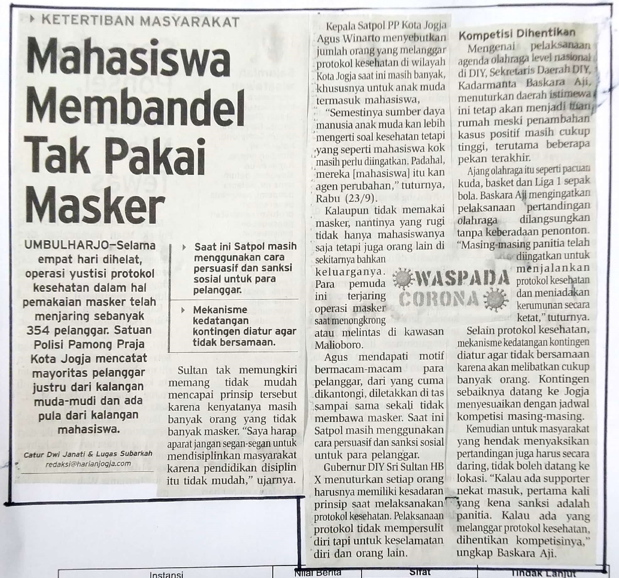 Kliping jogja terbaru