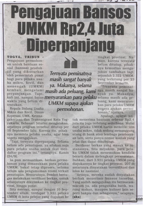 Kliping jogja terbaru