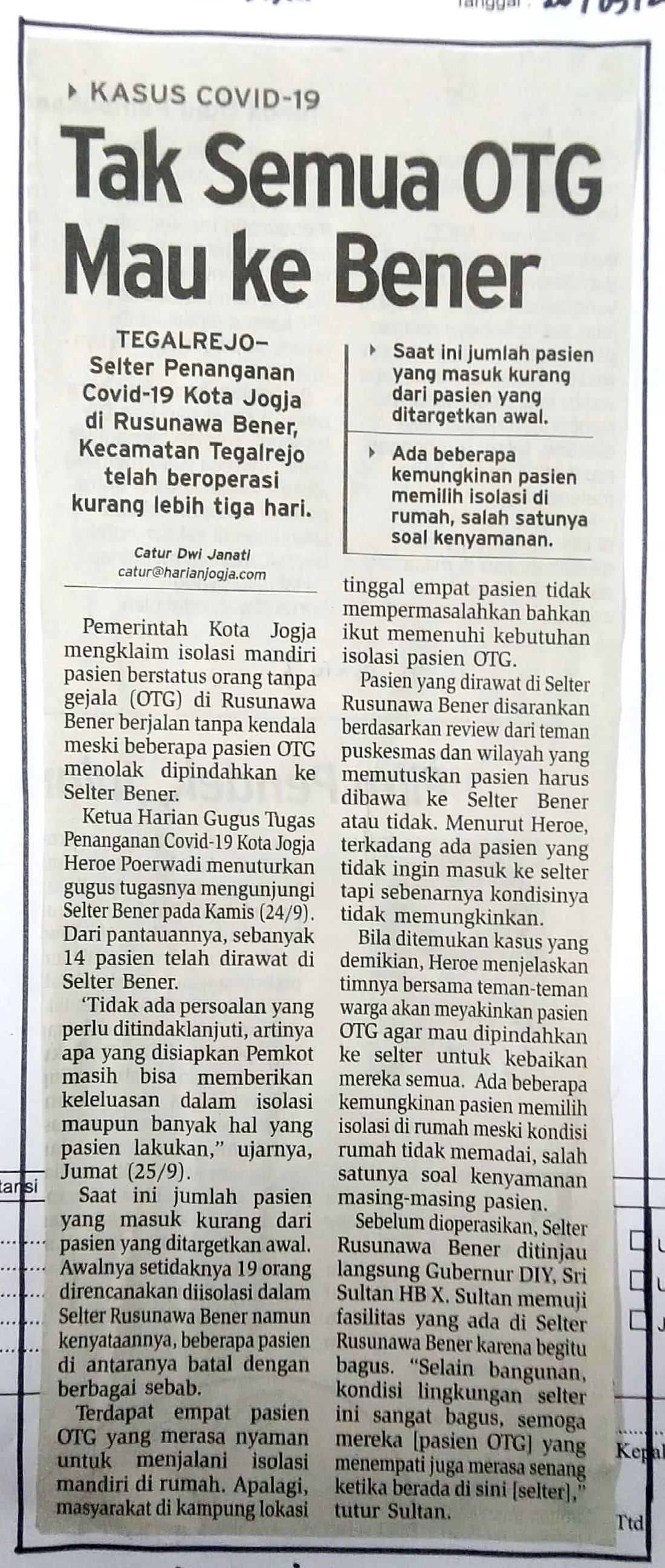 Kliping jogja terbaru
