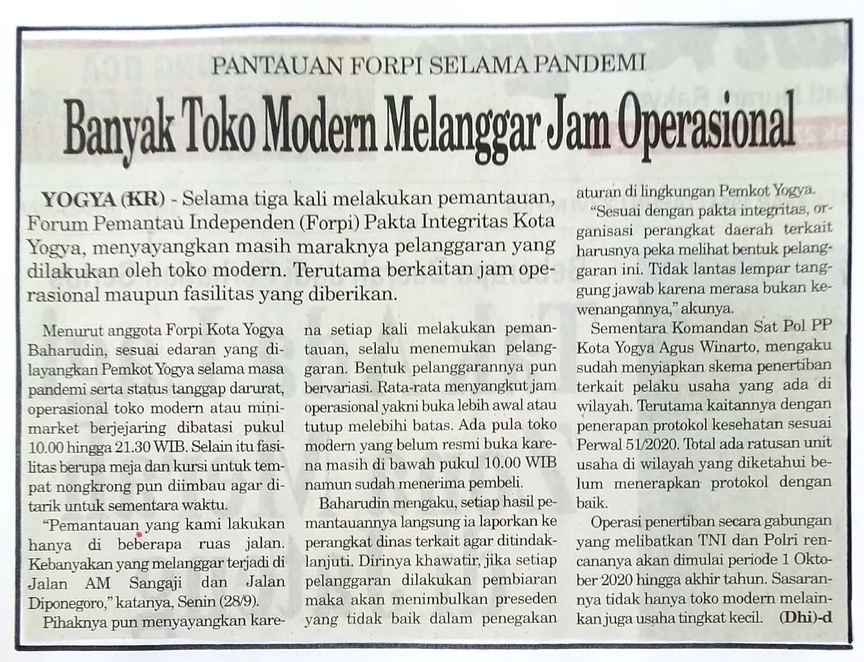 Kliping jogja terbaru