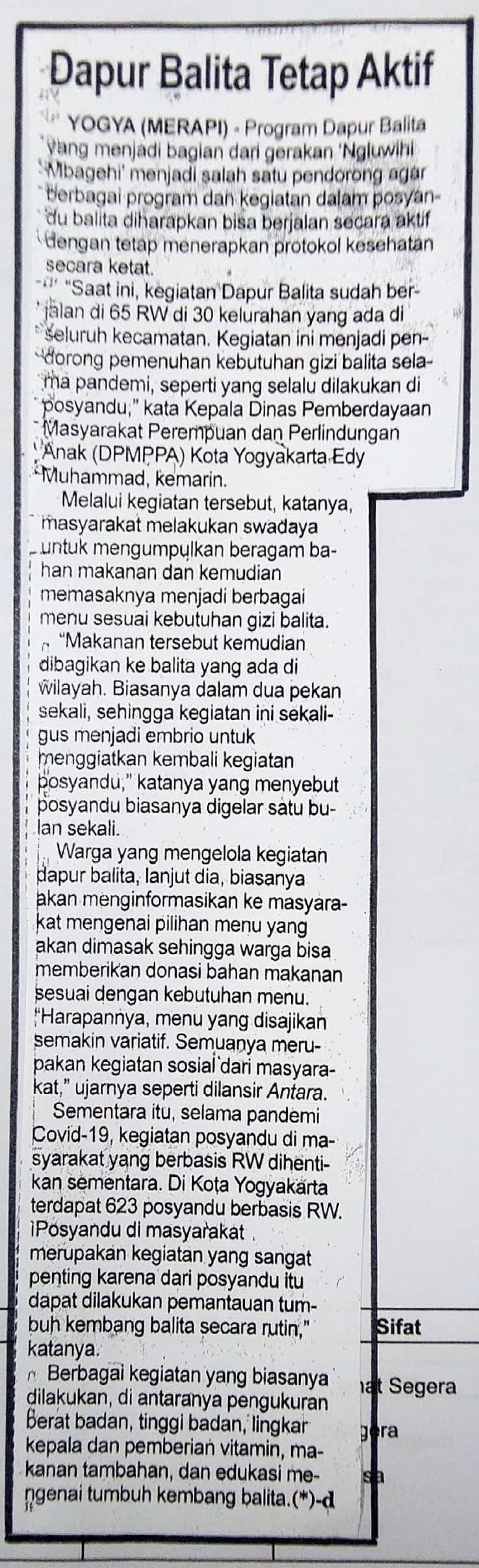 Kliping jogja terbaru