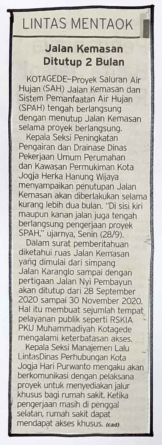 Kliping jogja terbaru