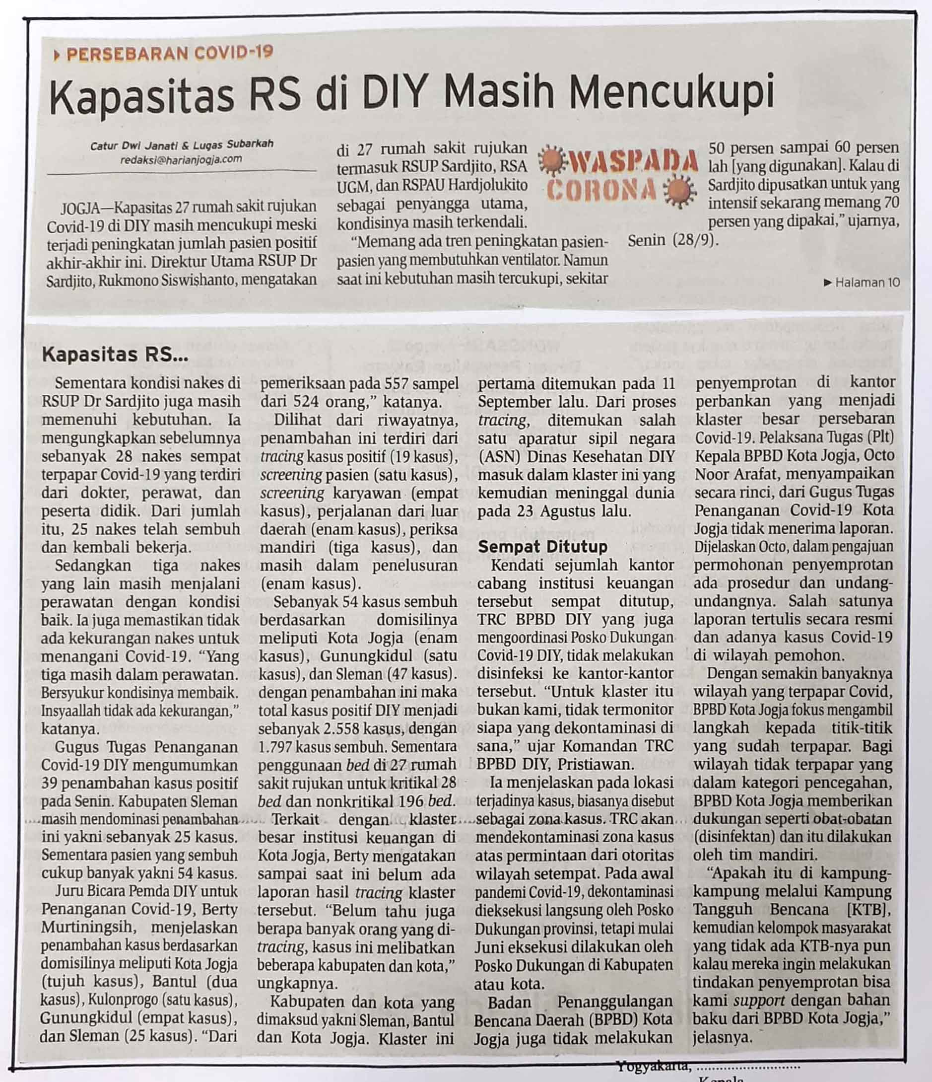 Kliping jogja terbaru