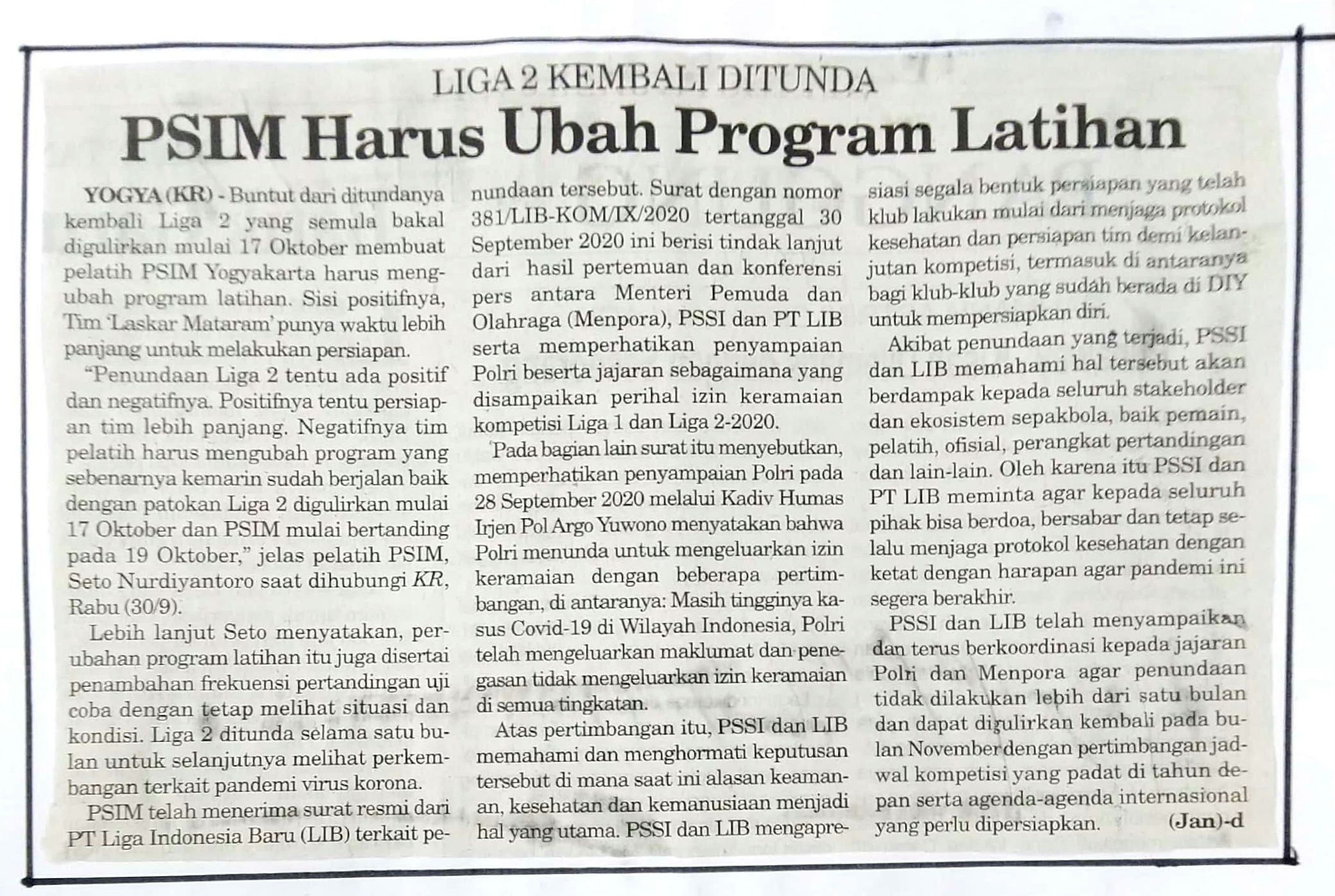 Kliping jogja terbaru