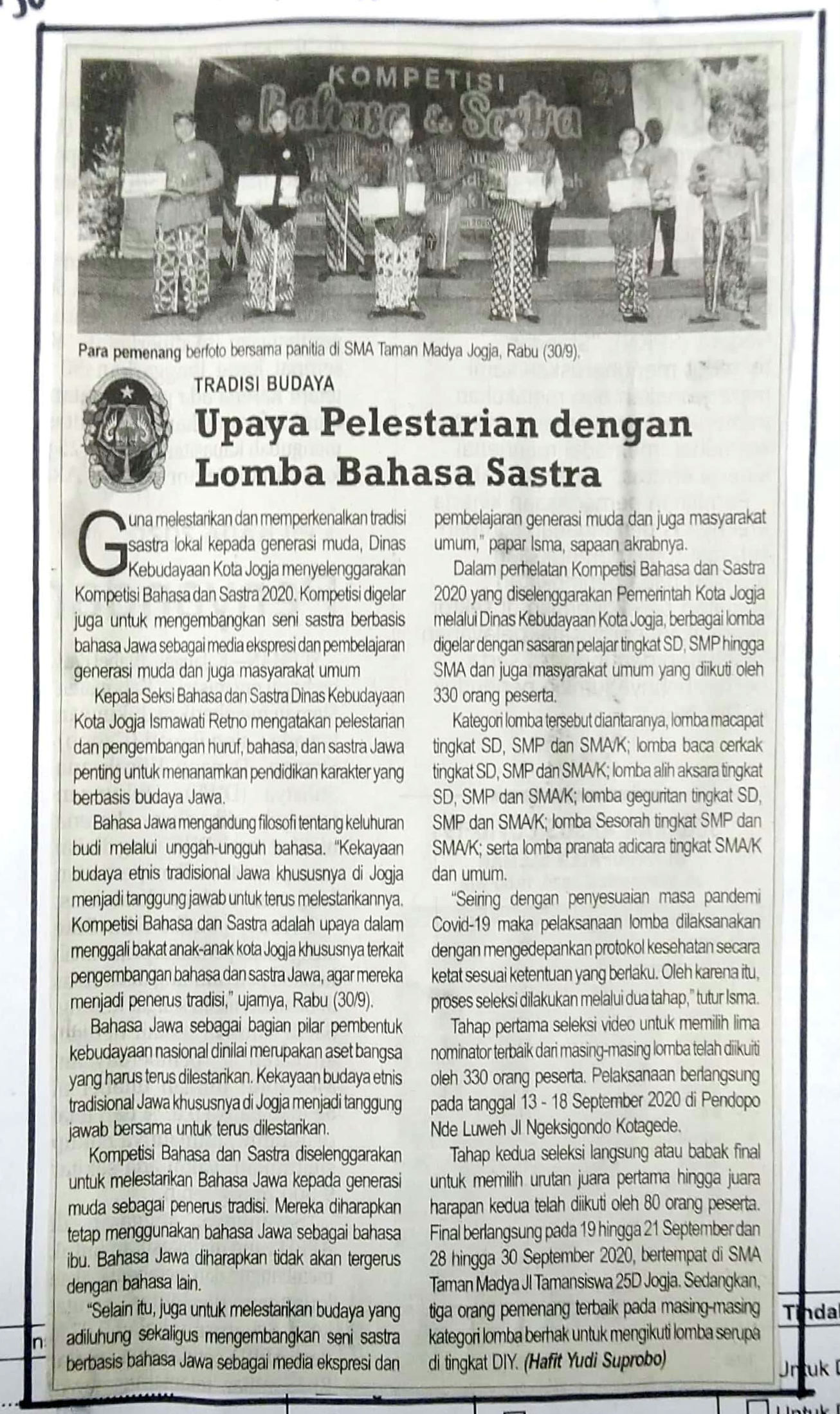 Kliping jogja terbaru