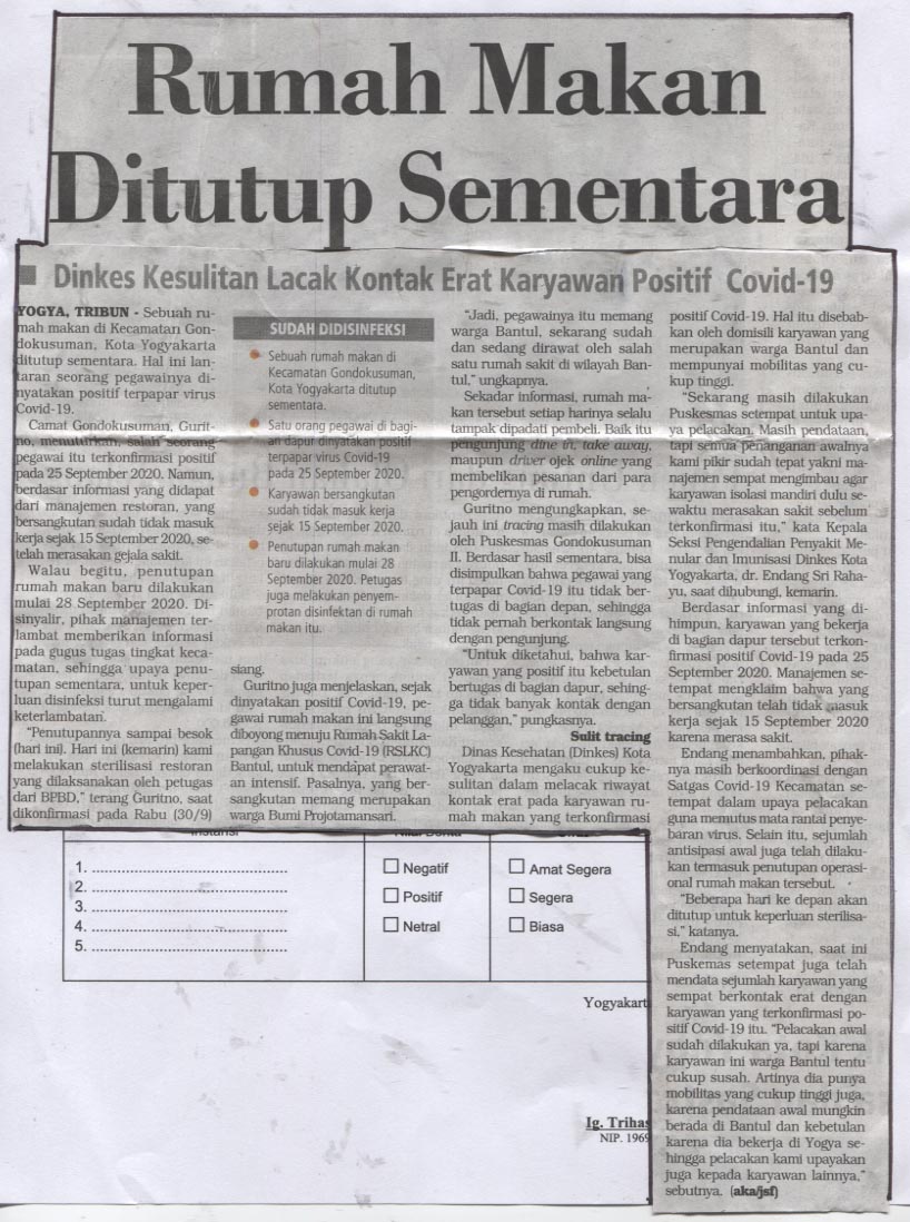 Kliping jogja terbaru