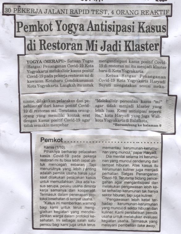 Kliping jogja terbaru