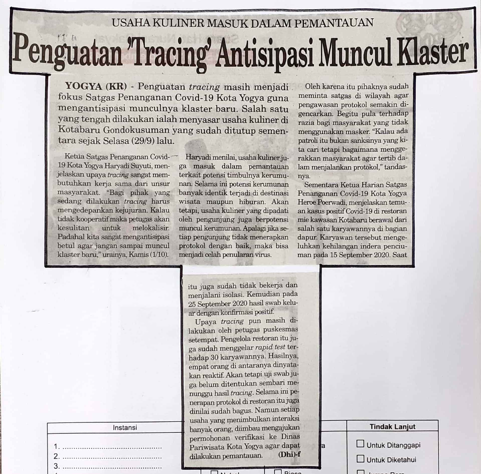 Kliping jogja terbaru