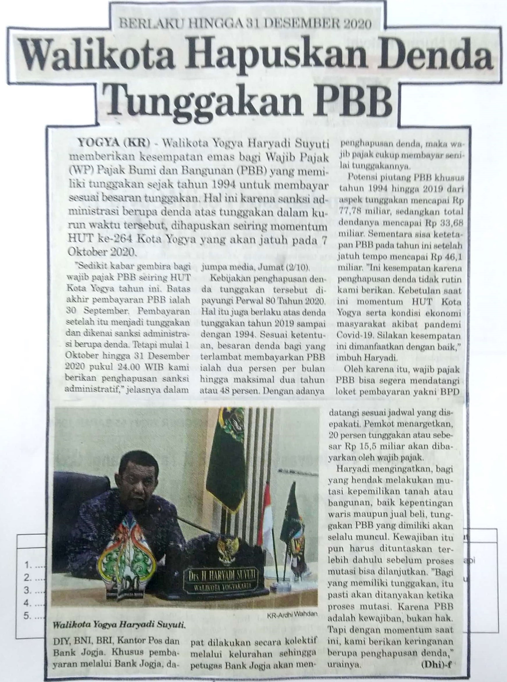 Kliping jogja terbaru