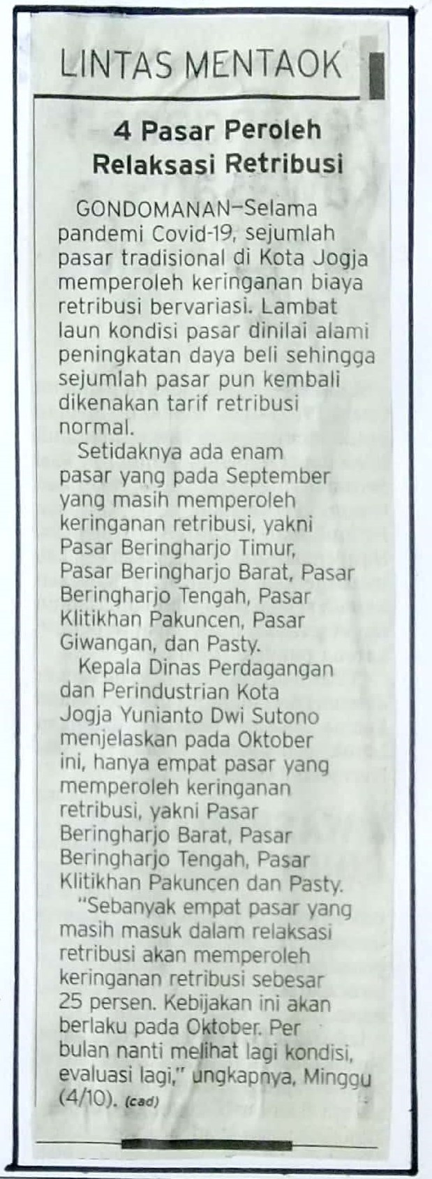 Kliping jogja terbaru