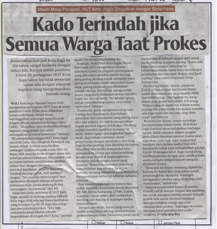 Kliping jogja terbaru
