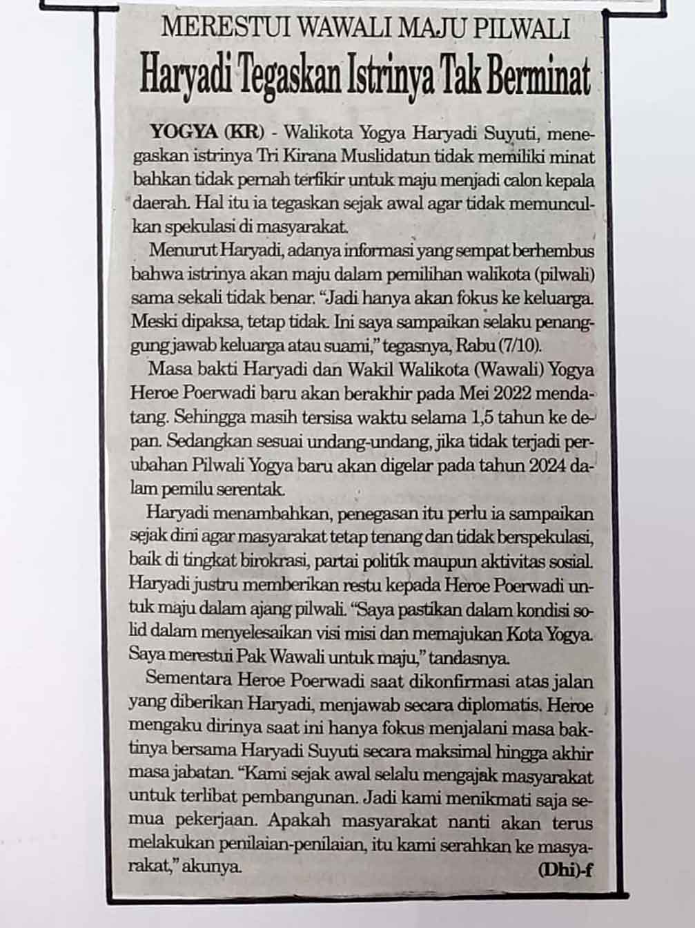 Kliping jogja terbaru