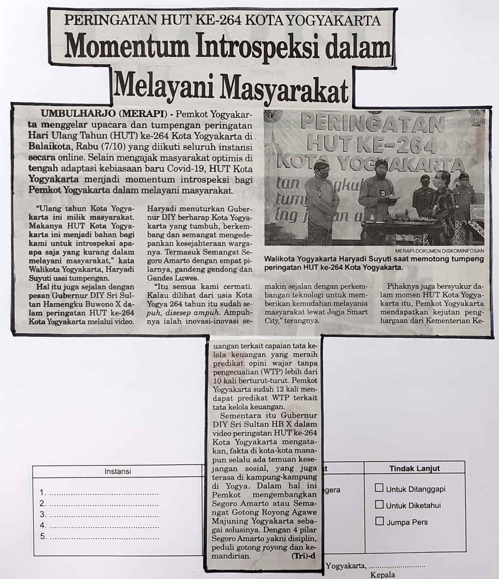 Kliping jogja terbaru