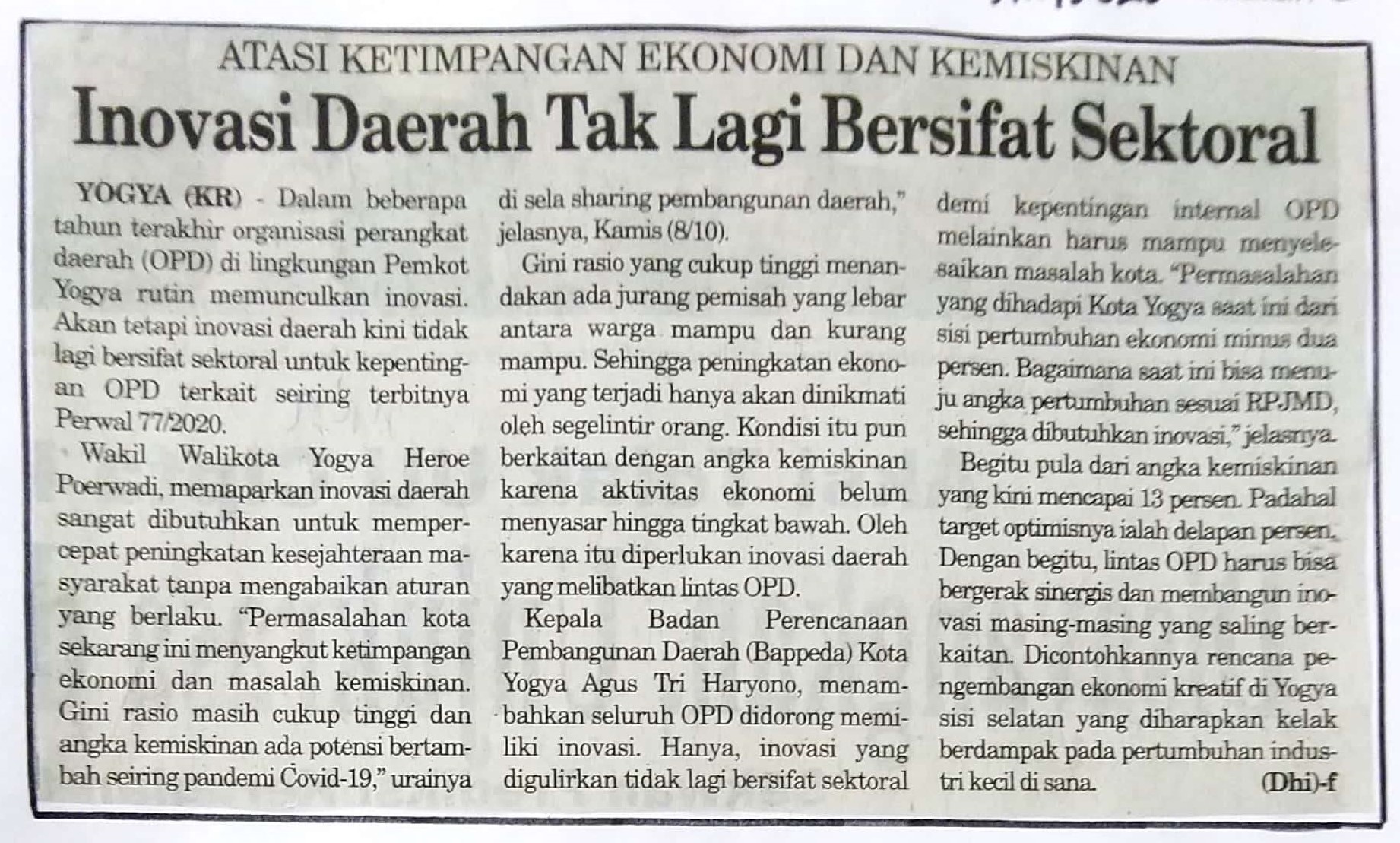 Kliping jogja terbaru