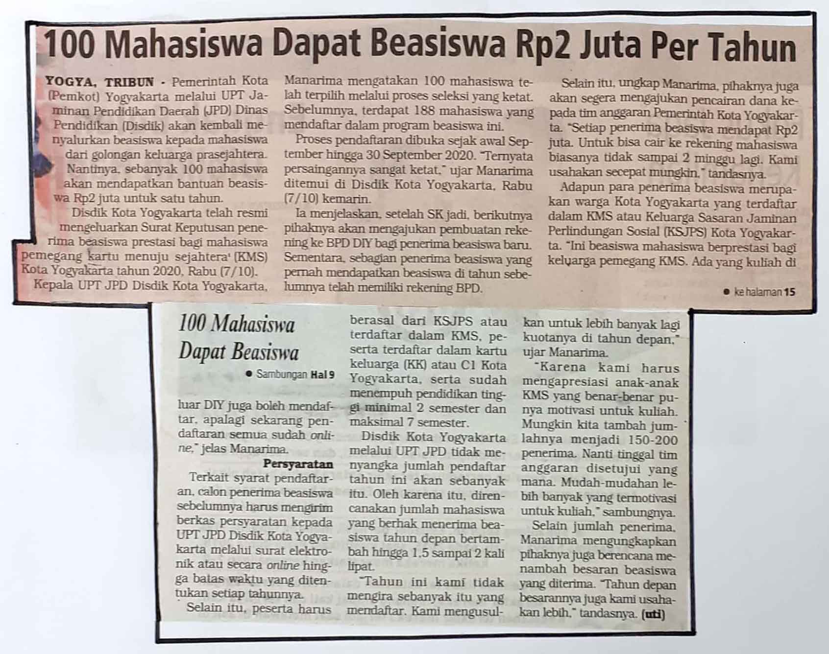 Kliping jogja terbaru