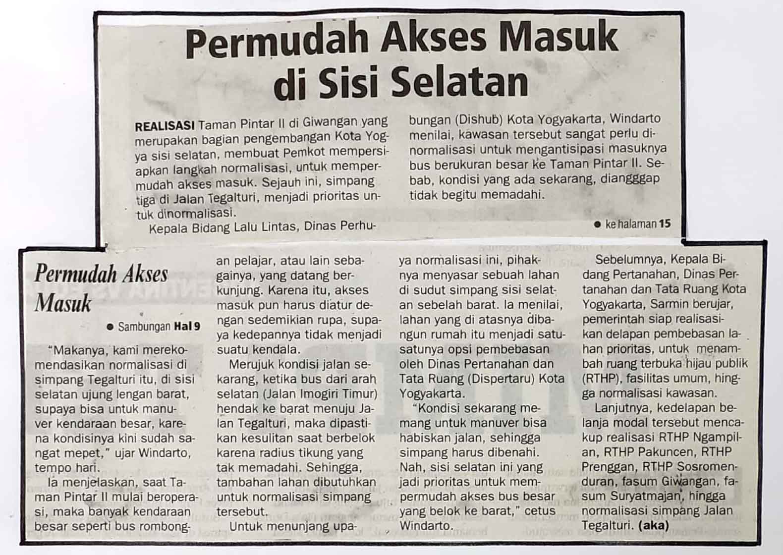 Kliping jogja terbaru