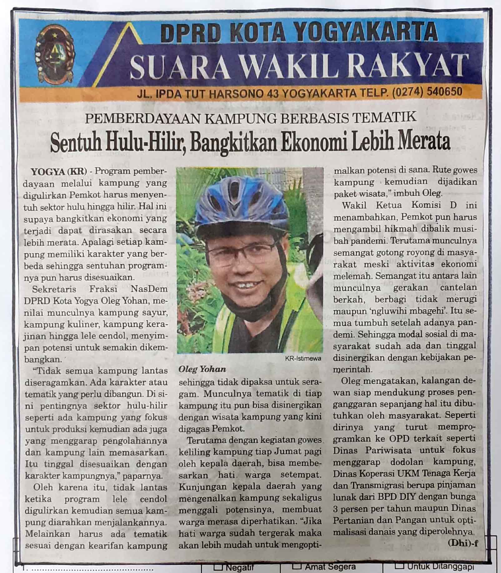 Kliping jogja terbaru