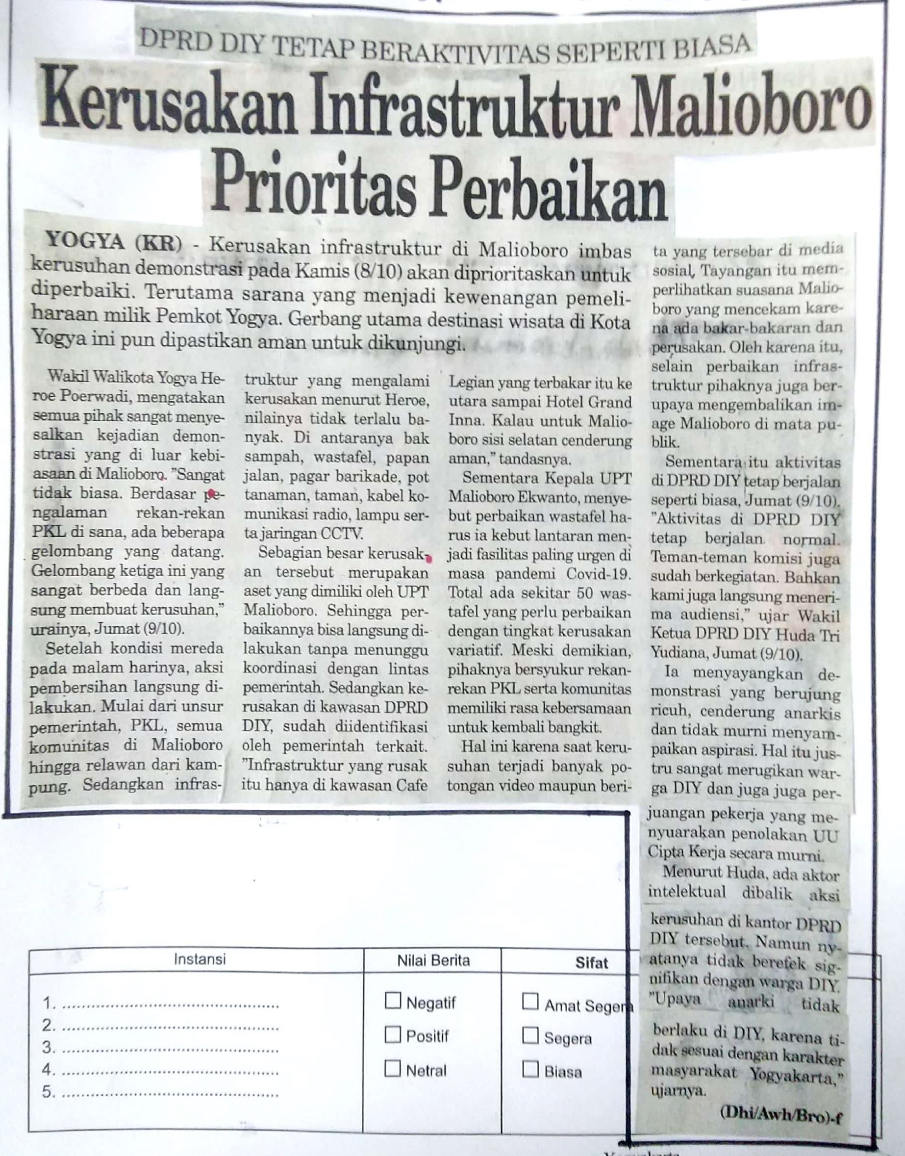 Kliping jogja terbaru