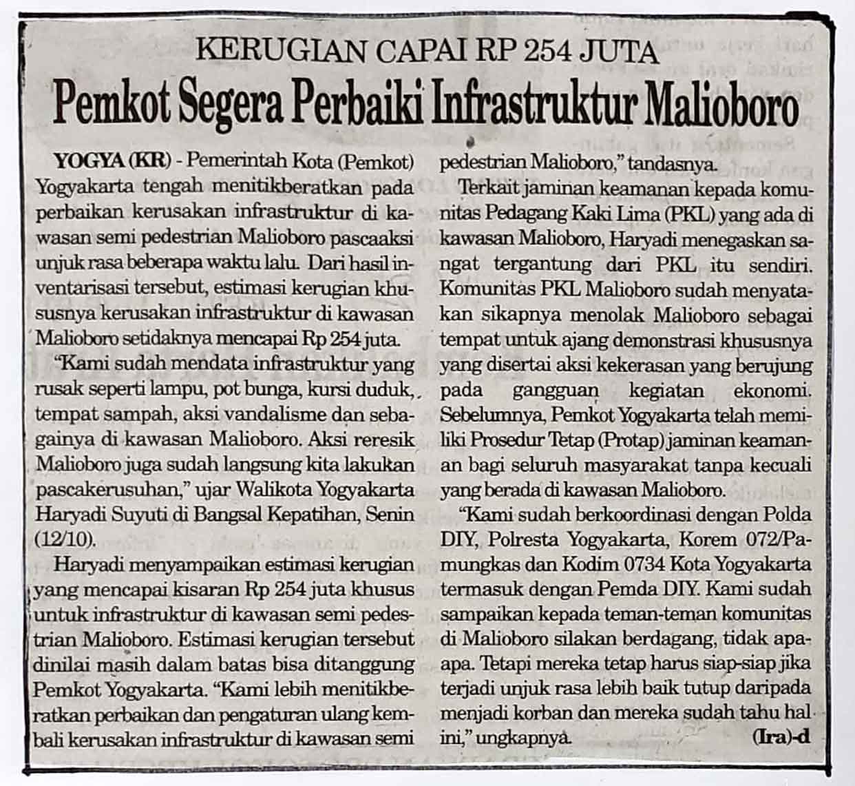 Kliping jogja terbaru