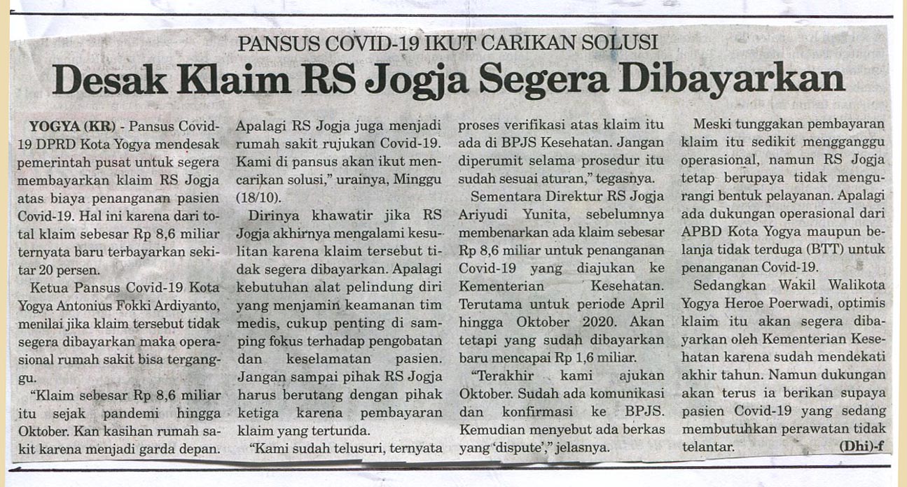 Kliping jogja terbaru