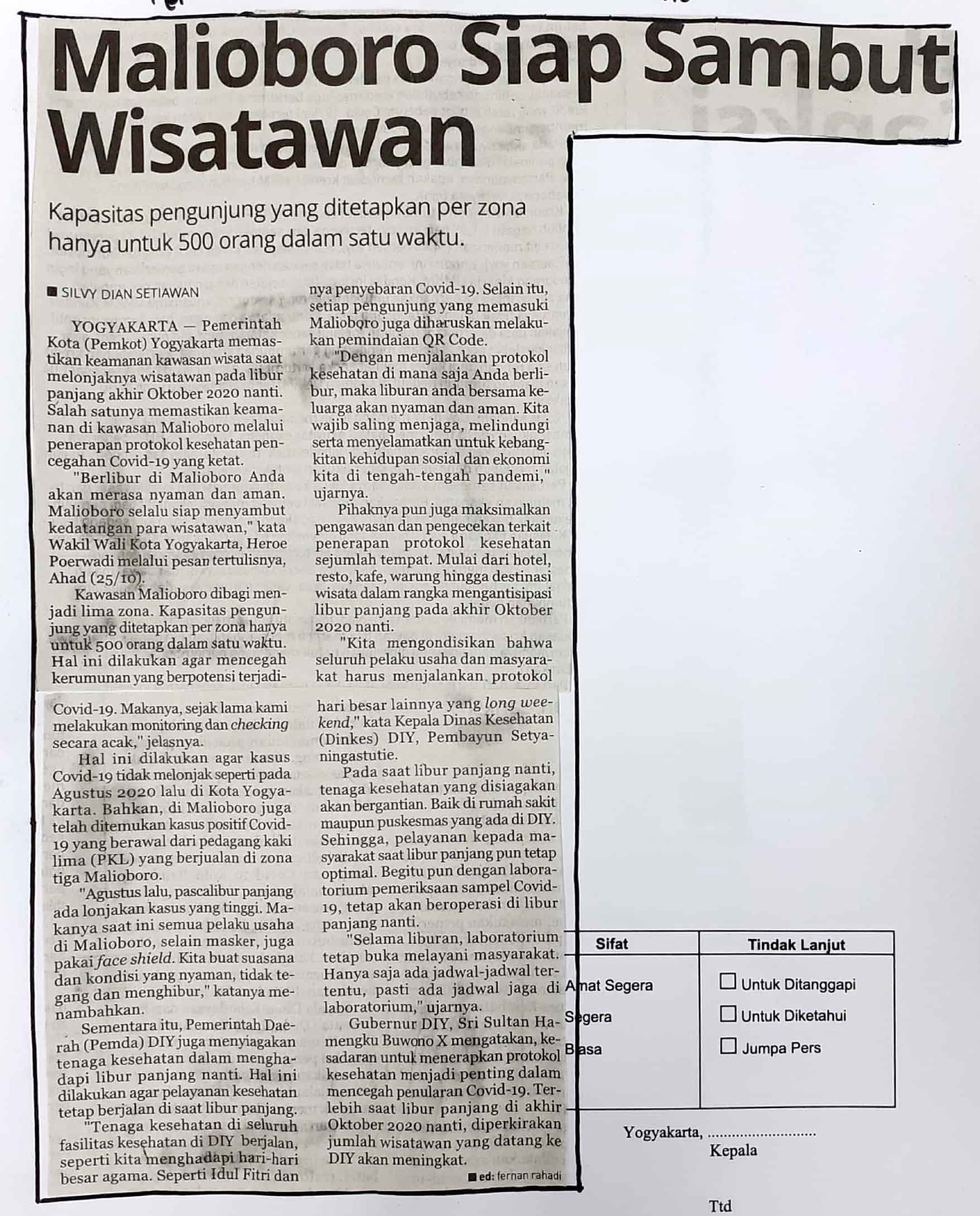 Kliping jogja terbaru