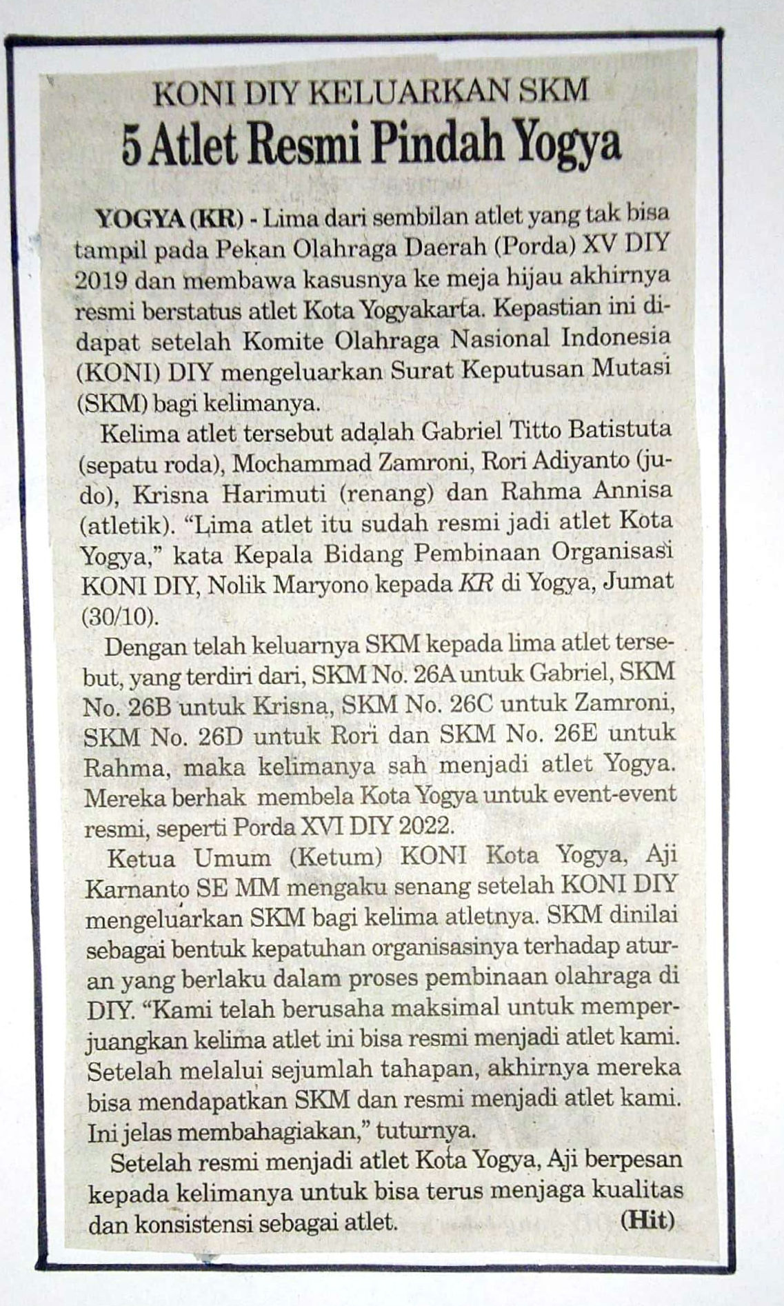 Kliping jogja terbaru