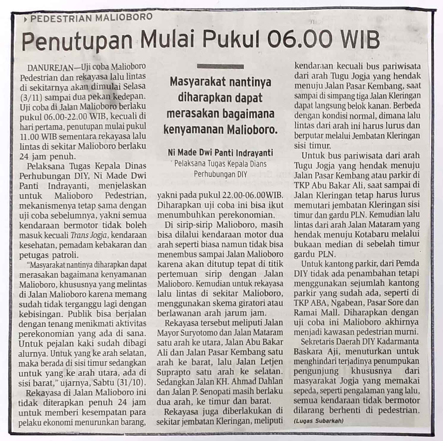 Kliping jogja terbaru