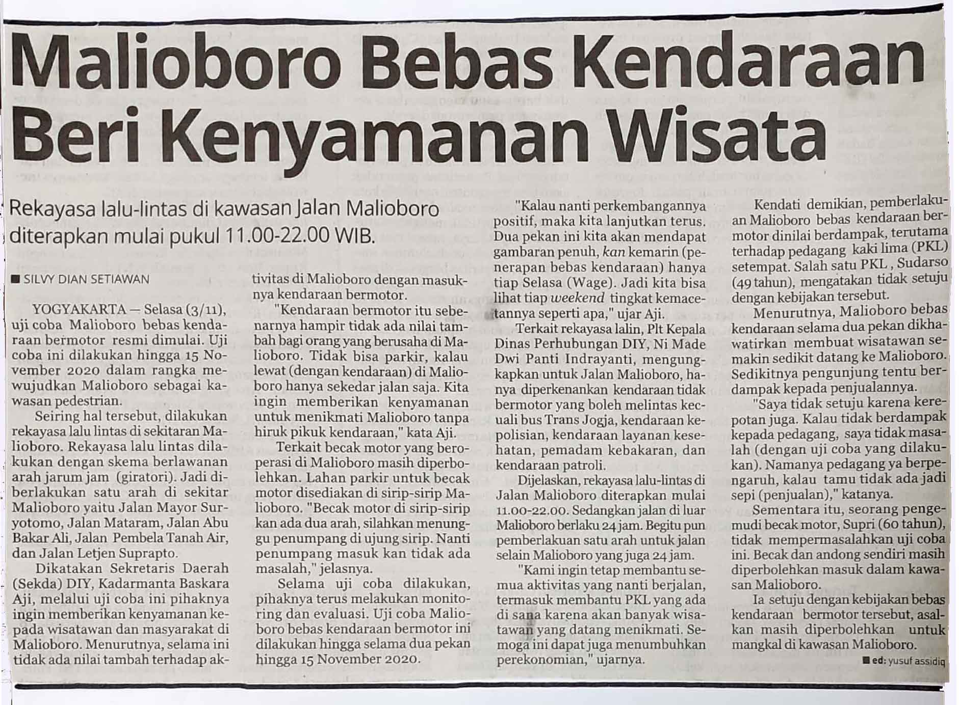 Kliping jogja terbaru