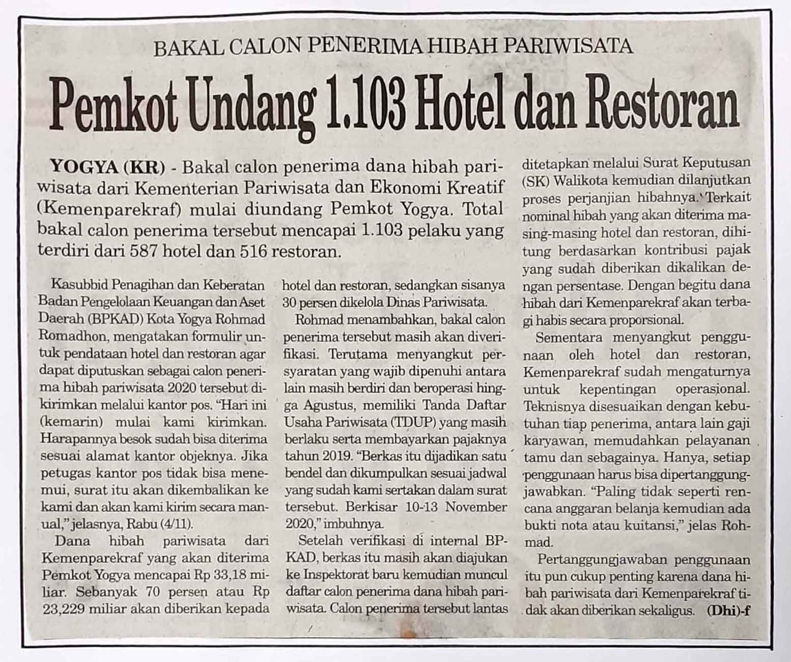 Kliping jogja terbaru