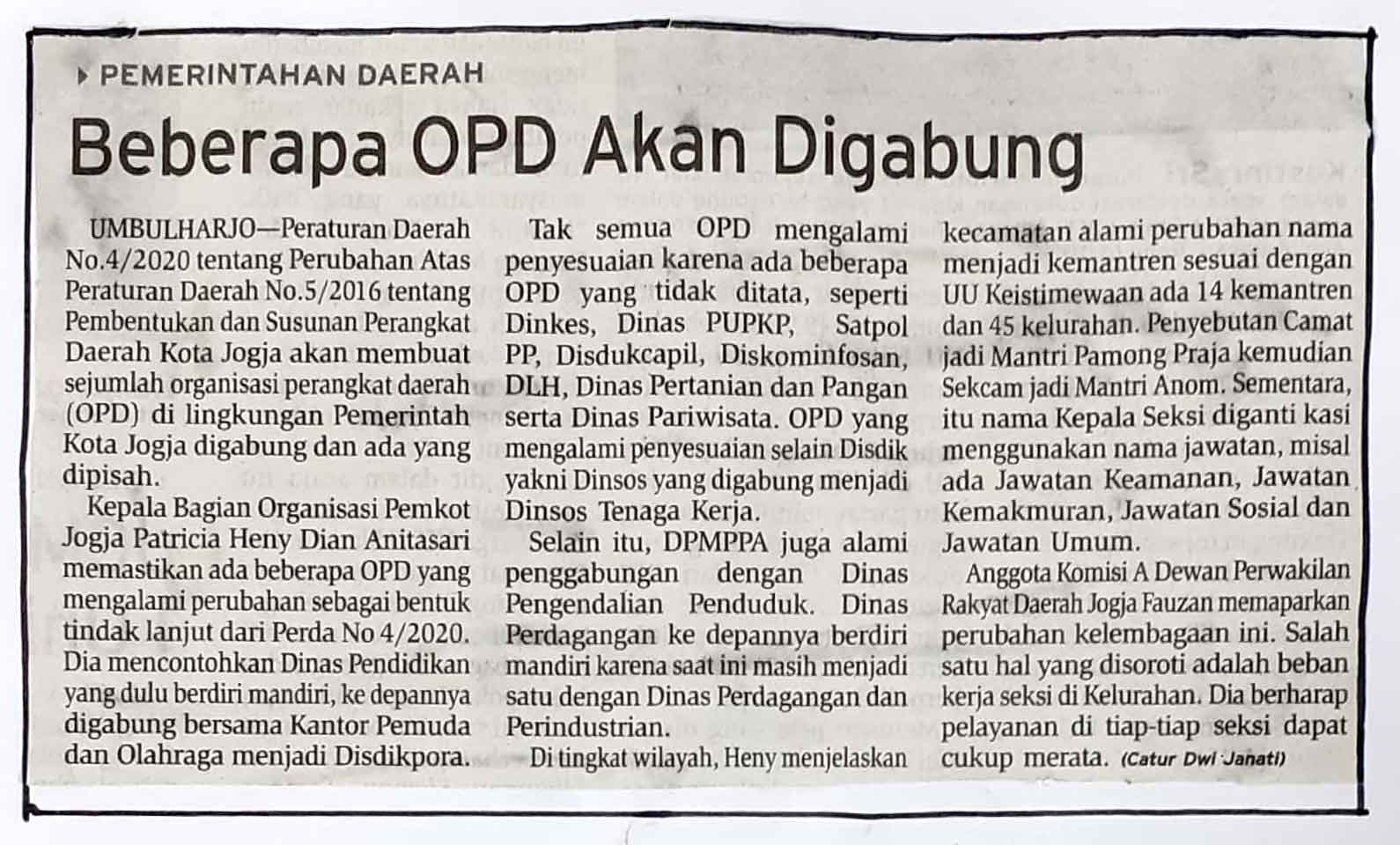 Kliping jogja terbaru