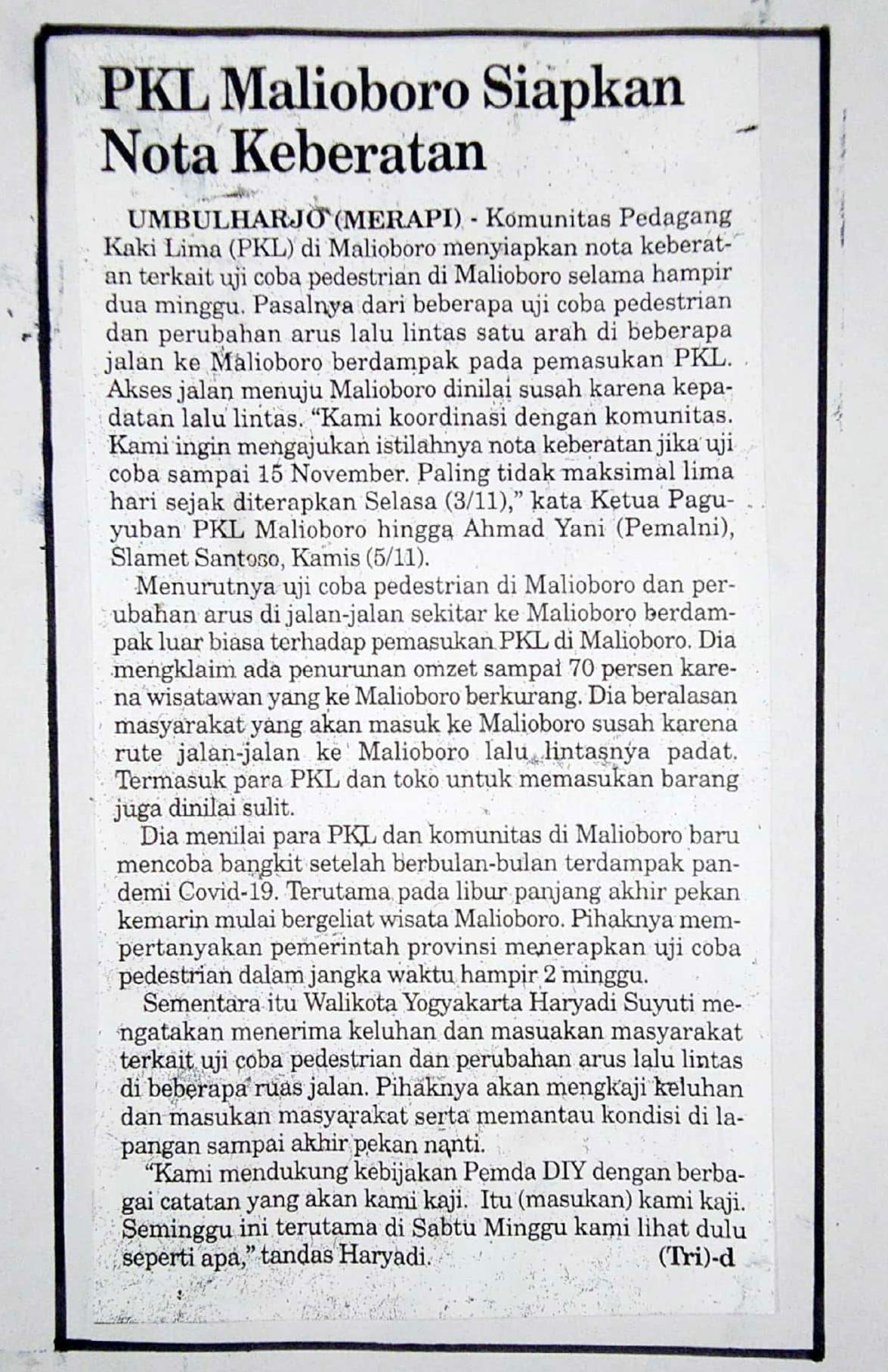 Kliping jogja terbaru