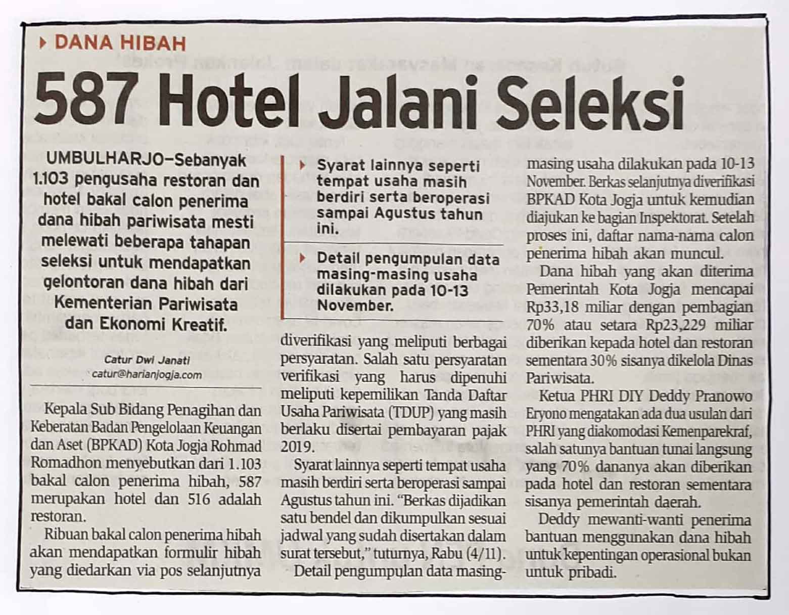 Kliping jogja terbaru