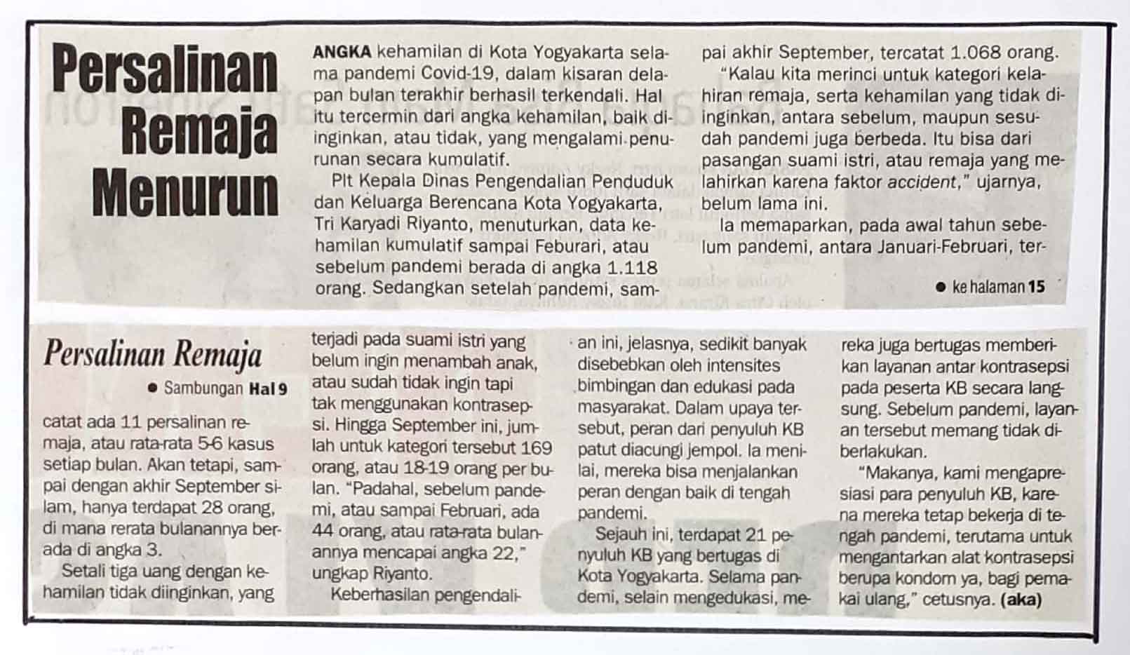 Halaman Detail Berita