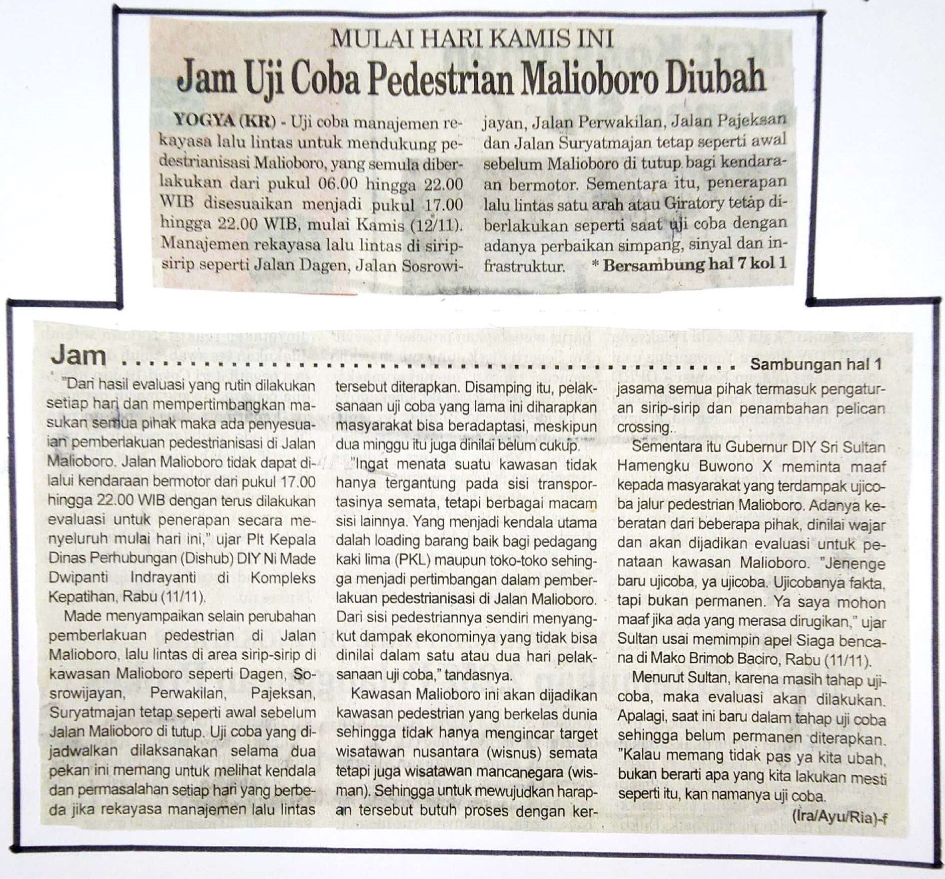 Kliping jogja terbaru