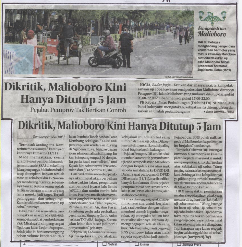 Kliping jogja terbaru