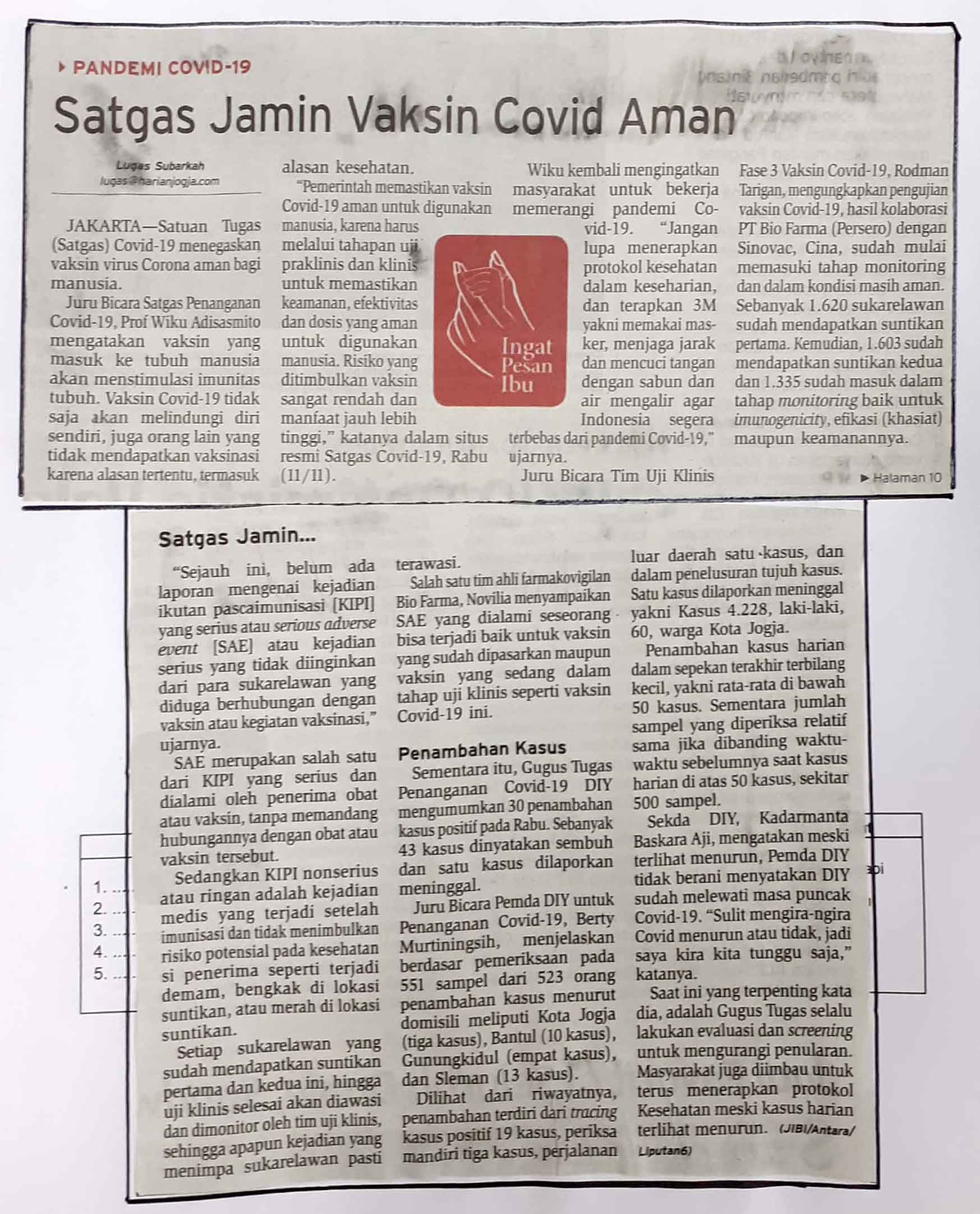 Kliping jogja terbaru