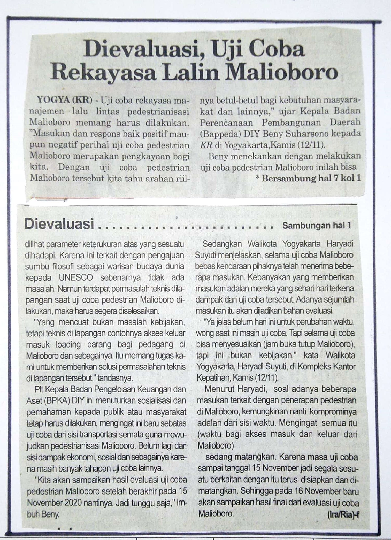 Kliping jogja terbaru
